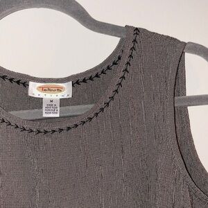 Talbots Women's Textured Sleeveless Blouse
